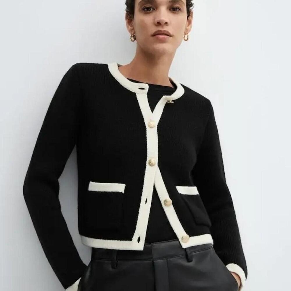 Zara buttoned knit cardigan size M
